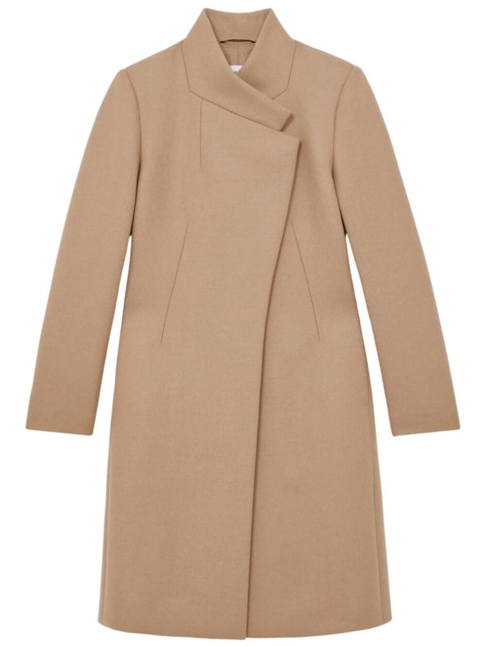 REISS Max Wool Blend Coat in Camel - Picture 5 of 5